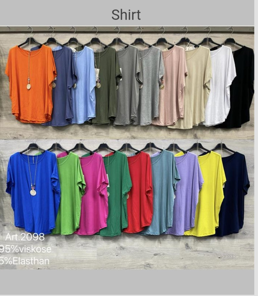 Shirt mit Kette,  verschiedene Farben, Einheitsgröße, F/S  2023