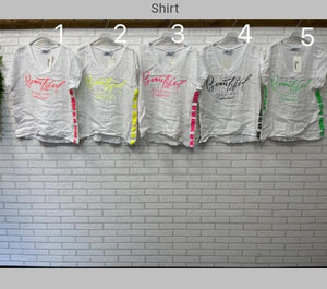 Shirt, Einheitsgröße, verschiedene Farben, F/S 2022