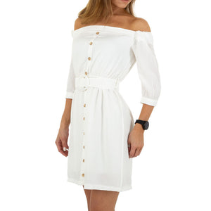 Damen Kleid - white ,  F/S 2021
