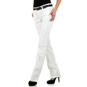Damen Hose von Dromedar - white,   F/S 2021