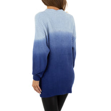 Laden Sie das Bild in den Galerie-Viewer, Damen Pullover von Voyelles Gr. One Size - blue, H/W
