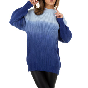 Damen Pullover von Voyelles Gr. One Size - blue, H/W