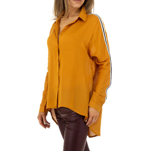 Damen Hemdbluse von Glo Story - orange,  F/S 2021