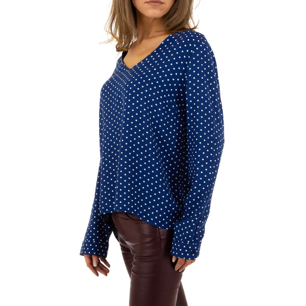 Damen Bluse von Glo Story - blue,  F/S 2021