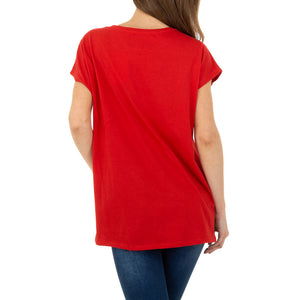 T-SHIRT, Damen Shirt von Glo Story - red, F/S 2021