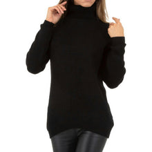 Laden Sie das Bild in den Galerie-Viewer, Damen Pullover Gr. One Size - black, H/W
