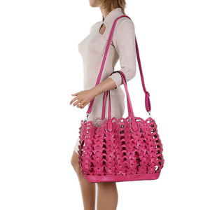 Damentaschen, Damen Schultertasche - rose , F/S 2021