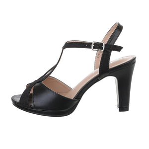 Schuhe,Damen Sandaletten - black, F/S 2021